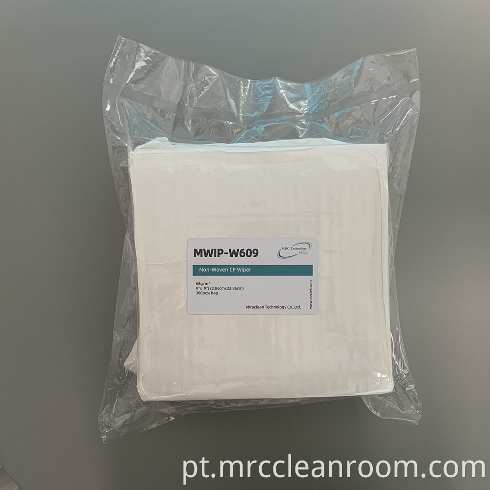 White Cellulose Polyester Wipes